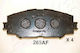Ashika Brake Pad Front for Toyota RAV 4