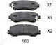 Ashika Front Brake Pad
