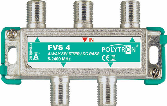 Polytron FVS 4 F Splitter 4way DC Polytron Διακλαδωτής
