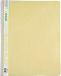 A&G Paper Clipboard with Spring for Paper A4 Yellow Premium 1pcs