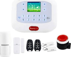 Wireless Alarm System with Motion Detector , Door Sensor , Siren , 2 Remotes , 2 Tags , Hub and Keyboard (GSM)