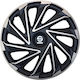 Sparco Σετ Τάσια Αυτοκινήτου Varese 4τμχ 16" Ασημί-Μαύρο