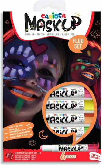 Carnival Face Painting Multicolored 6pcs