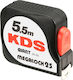 KDS Megalock Tape Measure with Auto-Rewind 25mm x 5.5m