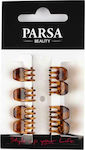 PARSA MINI BROWN WOOL CLAMP 8PCS