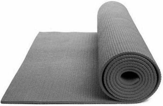 Αθλοπαιδιά Στρώμα Γυμναστικής Yoga Γκρι (173x61x0.3cm)