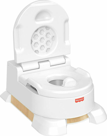 Fisher Price Potty Bowl with Sounds & Lid White