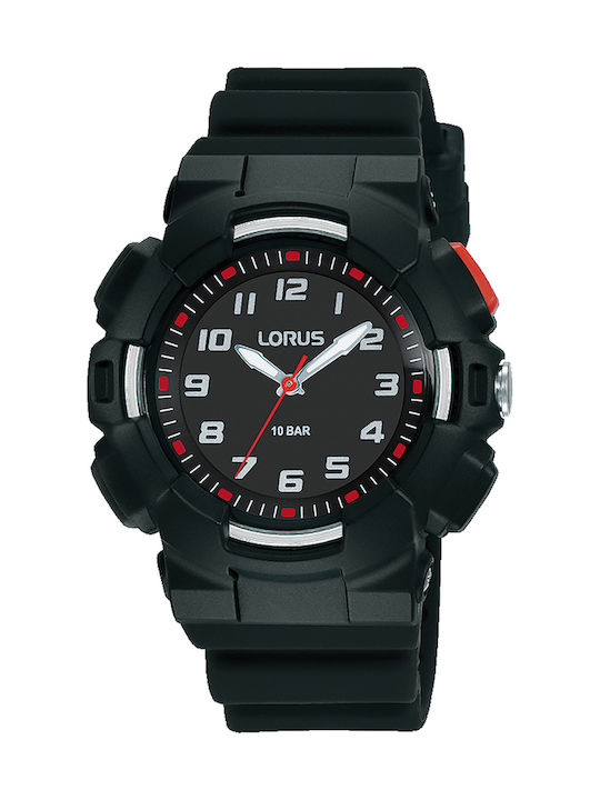 Lorus Παιδικό Ρολόι 38mm Μαύρο
