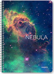 Logigraf Σπιράλ Τετράδιο Ριγέ Α4 120 Φύλλων 4 Θεμάτων Nebula (Διάφορα Σχέδια)