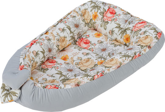 Tuttolina Flowers Baby Nest Ecru 80x55cm