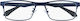 Silac 7306 Men's Reading Glasses +2.75 Blue Metal