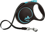 Flexi Foldable Dog Leash/Lead Strap Automatic S Blue in Black color 5m DLZFLXSMY0092