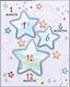 Slevori Star Months Kinder-Multirahmen Silber Blau 9x13cm