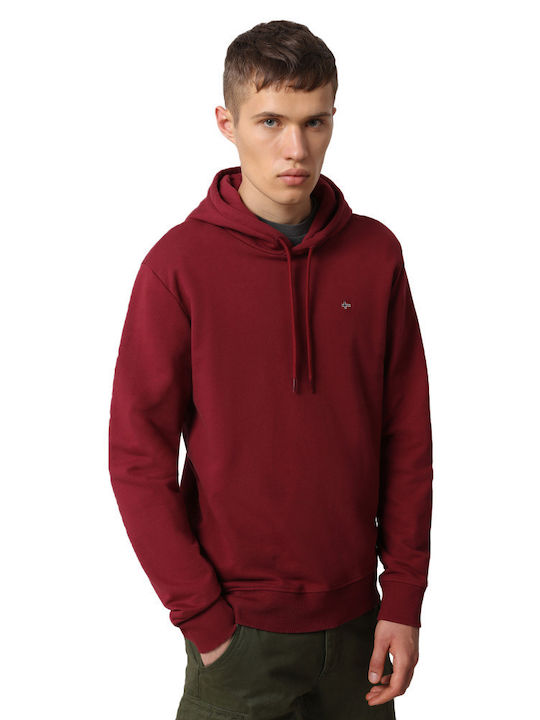 Balis Sweatshirt with Hood Burgundy