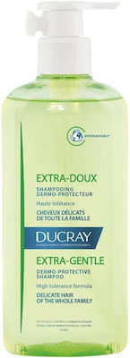 Ducray Extra Gentle Shampoos Daily Use for Fragile, Αντι-Θραύση Hair 400ml