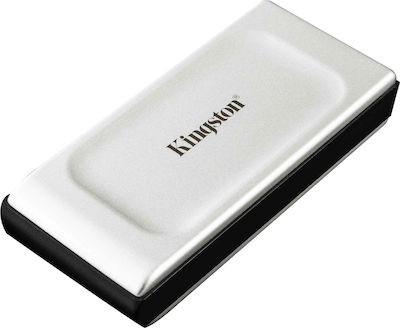 Kingston XS2000 USB-C Externe SSD 1TB 1.8" Silber