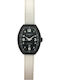 Montres de Luxe Women's Watch with Beige Leather Strap