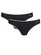 Sloggi Go H Baumwolle Damen Brasilien 2Pack Schwarz