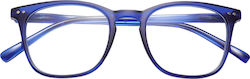 Gian Marco Venturi Napoli Reading Glasses +1.50 in Blue color Napoli