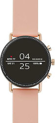 Skagen Falster Gen 4 Stainless Steel 40mm Smartwatch with Heart Rate Monitor (Rose Gold)