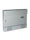 ERGOhome Outdoor Mailbox Metallic in Silver Color 36.6x6.5x29cm