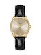 Cluse Feroce Petite Watch with Black Leather Strap