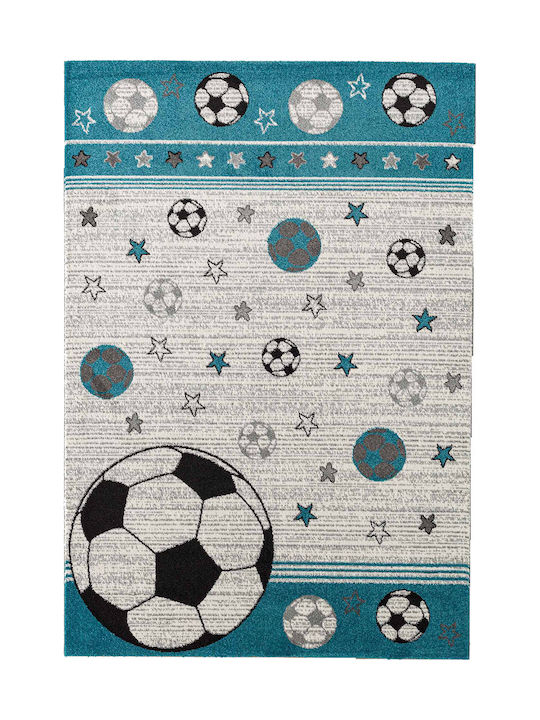 Isexan Kids Rug Football 160x230cm Thickness 12mm Carousel 1259