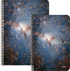 Logigraf Σπιράλ Τετράδιο Ριγέ Α4 90 Φύλλων 3 Θεμάτων Nebula (Διάφορα Σχέδια)