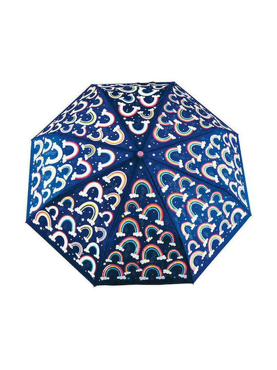 Floss & Rock Kids Compact Umbrella with Diameter 100cm Blue