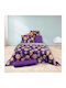 SB Home Сет Чаршафи 230x260см. Glitter Purple 4бр