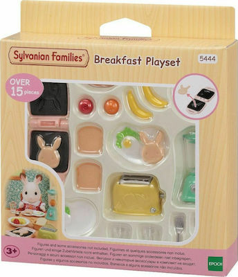 Epoch Toys Miniatur-Spielzeug Breakfast Playset Sylvanianische Familien für 3+ Jahre