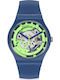 Swatch Anatomy Ανδρικό Ρολόι 41mm Μπαταρίας με Μπλε Καουτσούκ Λουράκι