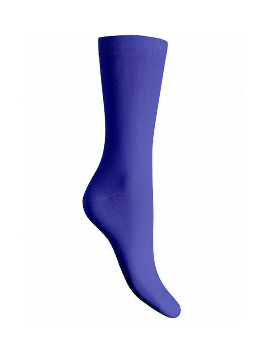 Walk Γυναικείες Μονόχρωμες Κάλτσες Μπλε