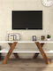 Stand TV KAYSON Cireș / Alb L120xA33,1xÎ45cm
