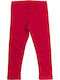 Kinder Leggings Lang Rot