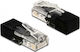 DeLock Βύσμα RJ-45 male 10τμχ Μαύρο 66807