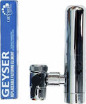 Geyser Euro Φίλτρο Νερού Βρύσης Inox Αραγωνίτης με Έξτρα Ανταλλακτικό Φίλτρο