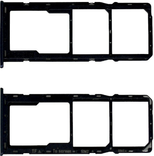 Samsung Βάση Κάρτας Sim Μαύρο για Galaxy A22 5G