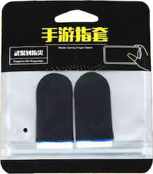 sGaming Finger Sleeves In Black Colour