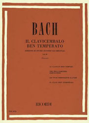 Ricordi J.S.Bach Il Clavicembalo ben temperato Vol. II Παρτιτούρα για Πιάνο