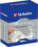 Verbatim CD/DVD Sleeve White 100pcs VER