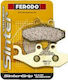 Ferodo Motorcycle Brake Pads Rear SinterGrip for Piaggio for Gilera Nexus Piaggio MP3 X7 Beverly 125 Medley 125 X10 X9 125 Medley 150 X9 250 Beverly 300 Beverly 350 MP3 500
