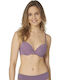 Triumph Lovely Micro WHPM Bra with Light Padding Underwire Violet 10186625-6400