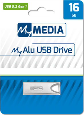 Verbatim MyMedia My Alu 16GB USB 3.2 Stick Silver