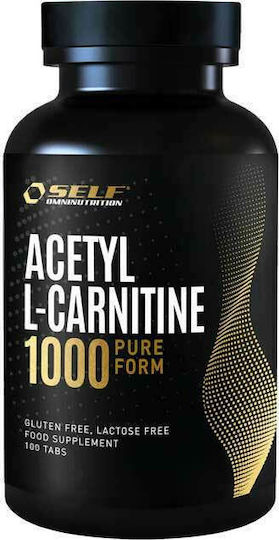 Self Omninutrition Acetyl L-Carnitine 1000 Pure Form 1000mg 100 ταμπλέτες