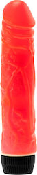 Kinx Slim Veined Jelly Vibrator Red Kinx Slim Veined Jelly Vibrator Red