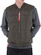 Sleeveless Jacket Puffer Khaki