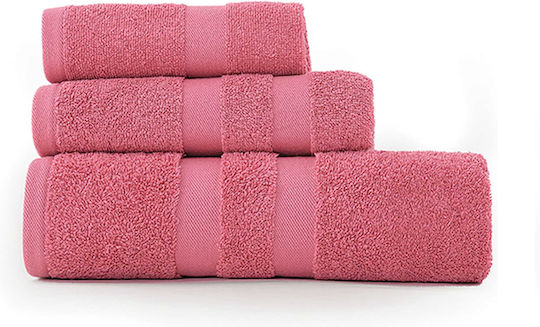 Nef-Nef Homeware Prosop de corp Status 70x140cm. Rose Greutate 500gr/m²