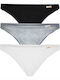 Natural Sense I Women's Brazil 3Pack White/Grey/Black