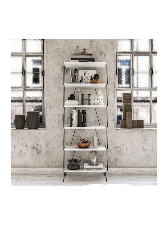 Bibliothek A-g Balaban Weiß 48x31x165cm